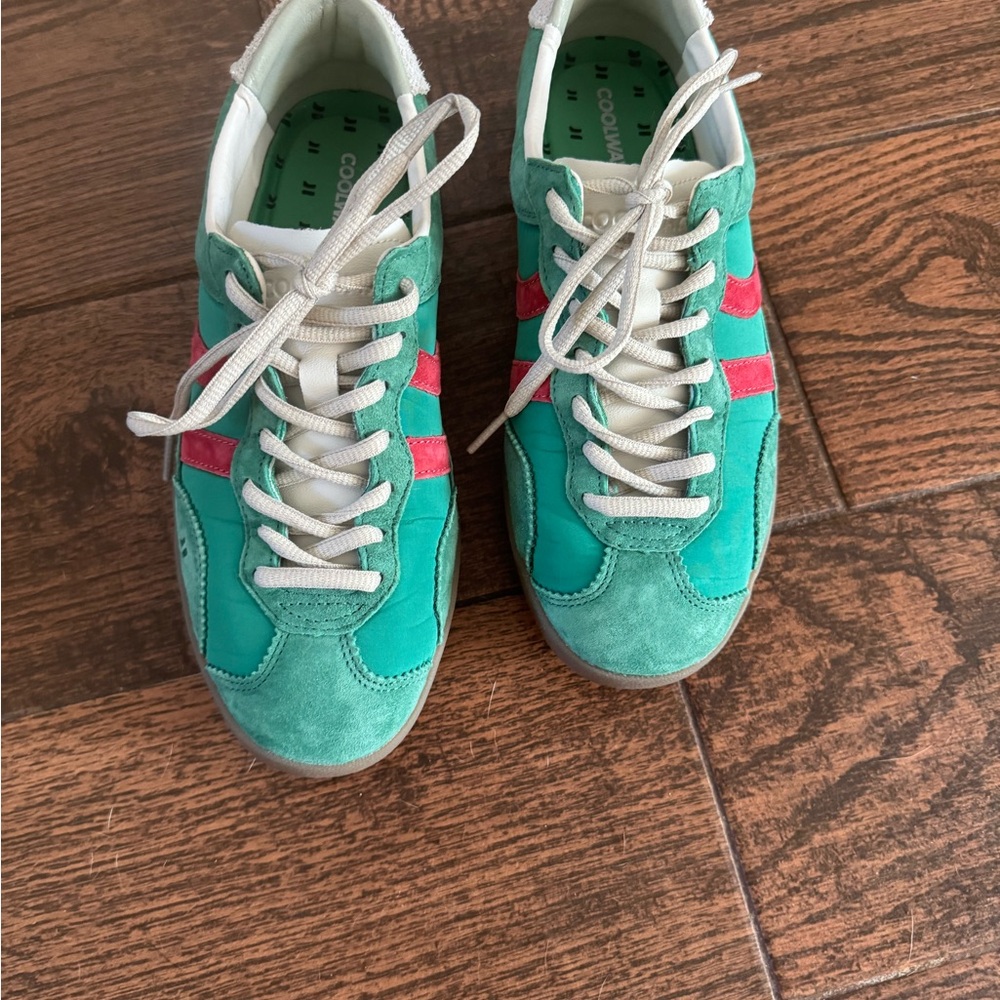 Coolway Kizuna Green and Pink Sneakers - Picture 5 of 13